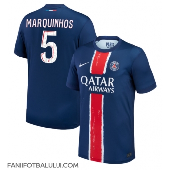 Paris Saint-Germain Marquinhos #5 Tricou Fotbal Replică 2024-25 Barbati Acasa